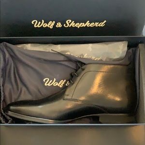 NWT Wolf & Shepherd Striker Chukka 9.5D Onyx Princess